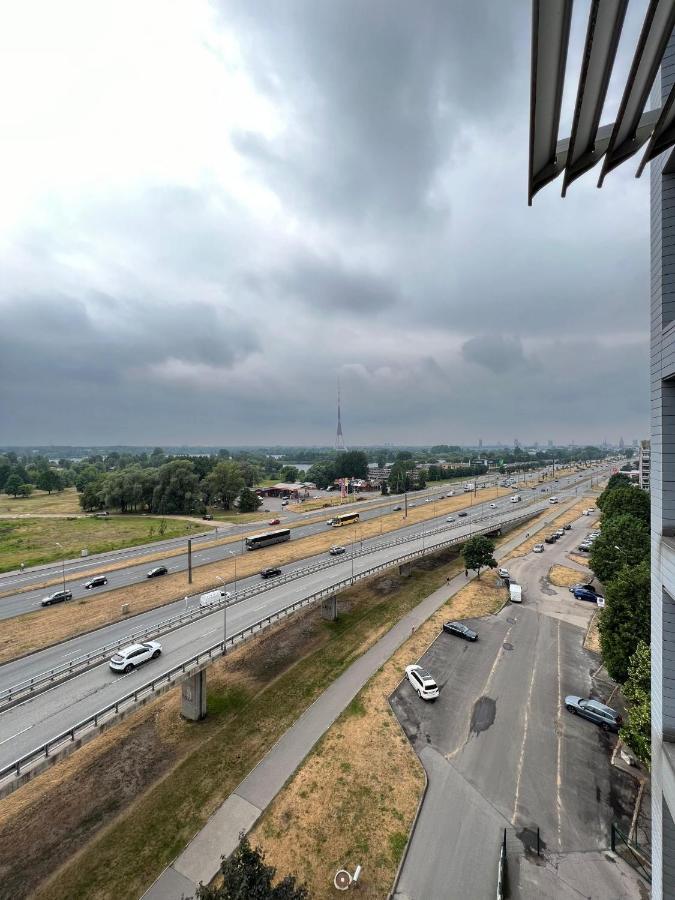Krasta Free Parking With & River View Appartement Riga